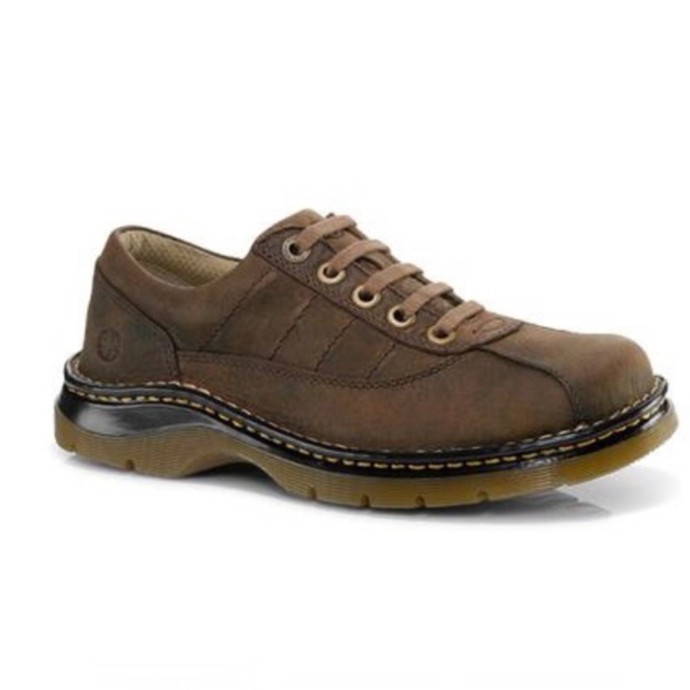 🔥DR. MARTENS JOHN‎ IN DARK TAUPE DIRTY DOG ~ 10